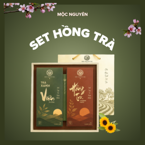 set hồng trà